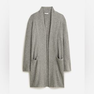 J. Crew Gray Cocoon Sweater Blazer